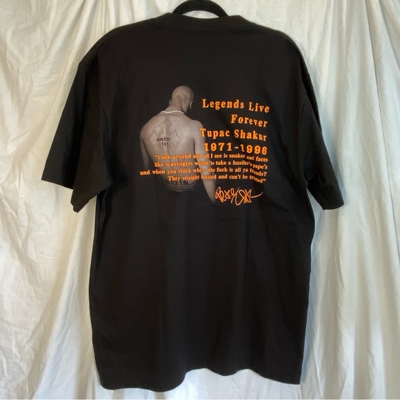 Tupac Shakur legends live forever t shirt The Roxx - Picture 5 of 6